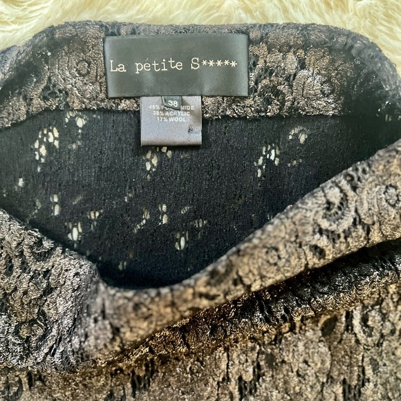 LA PETITE S***** Bateau Neckline Knee Length Dress Size 6” - Picture 7 of 7